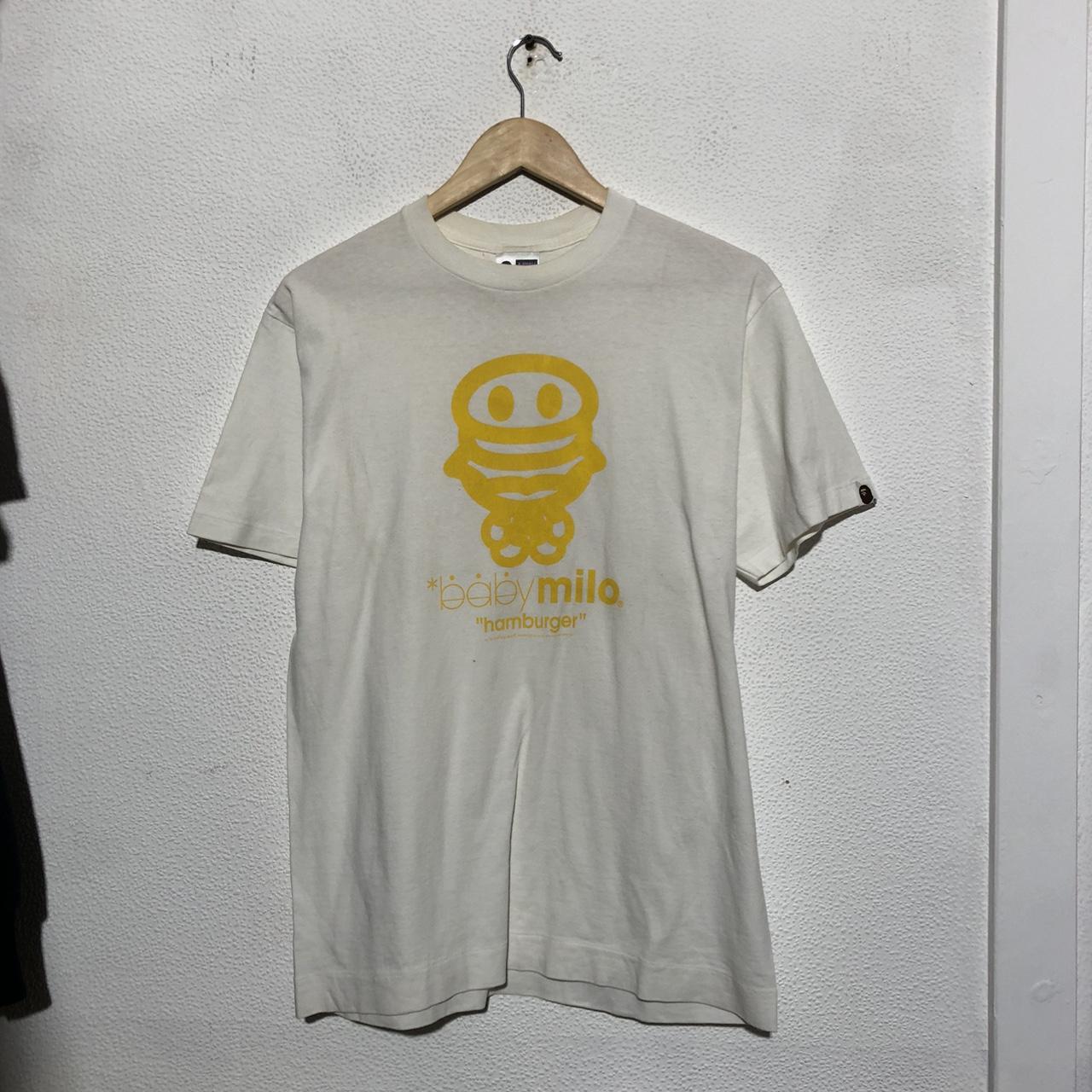 White A Bathing Ape BAPE Baby Milo T Shirt - Medium