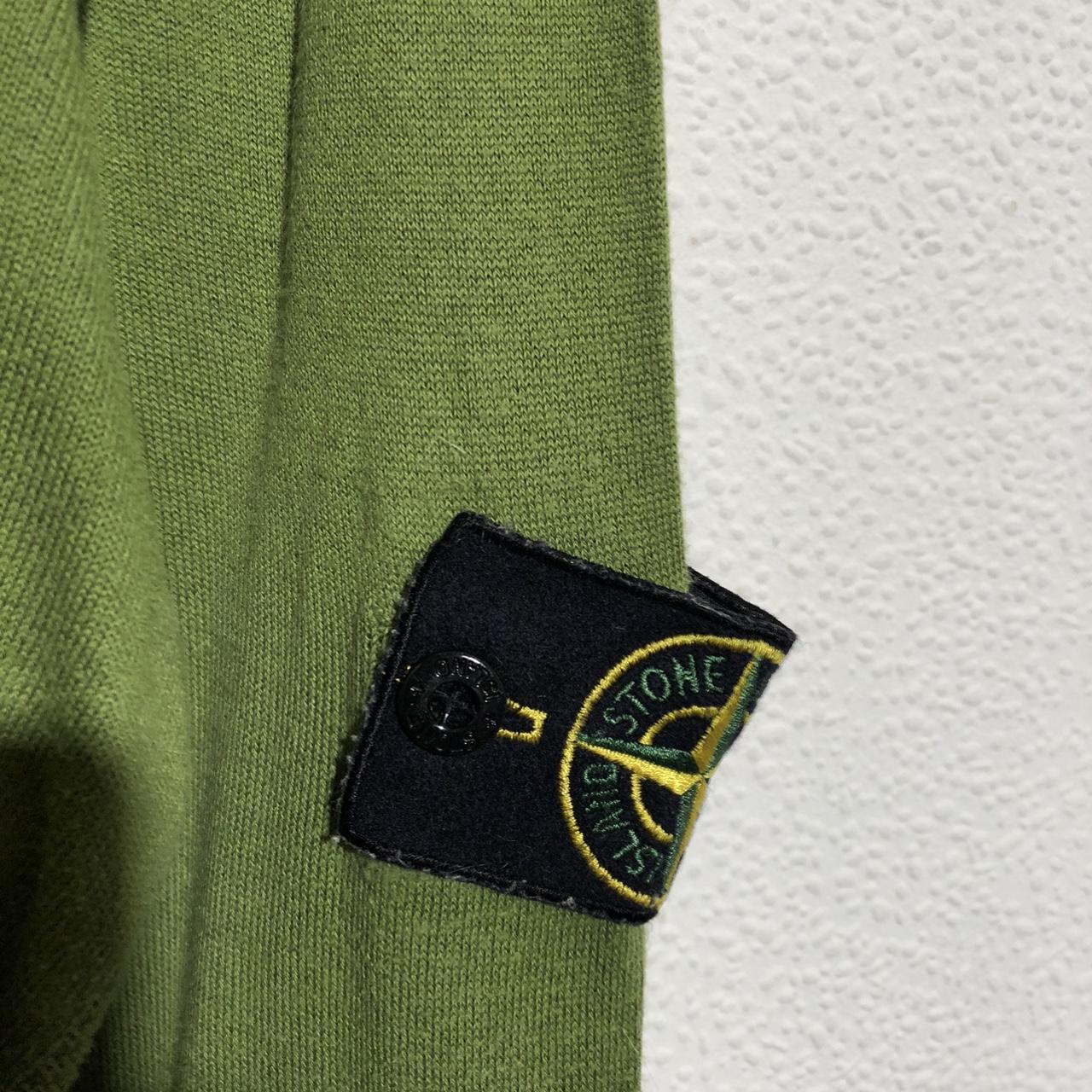 Vintage Green Stone Island Jumper Thin Knit - XL