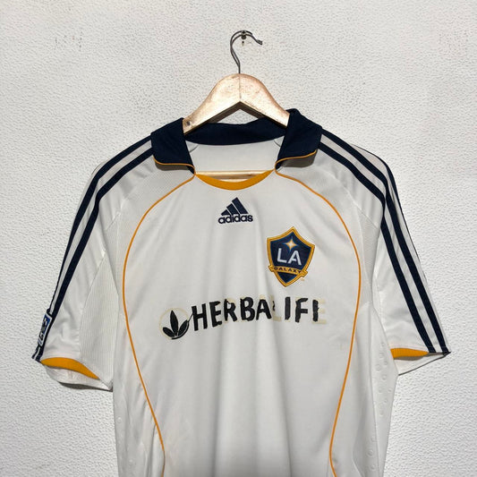 Vintage 2007-2008 LA Galaxy Shirt Home Kit Adidas - Medium