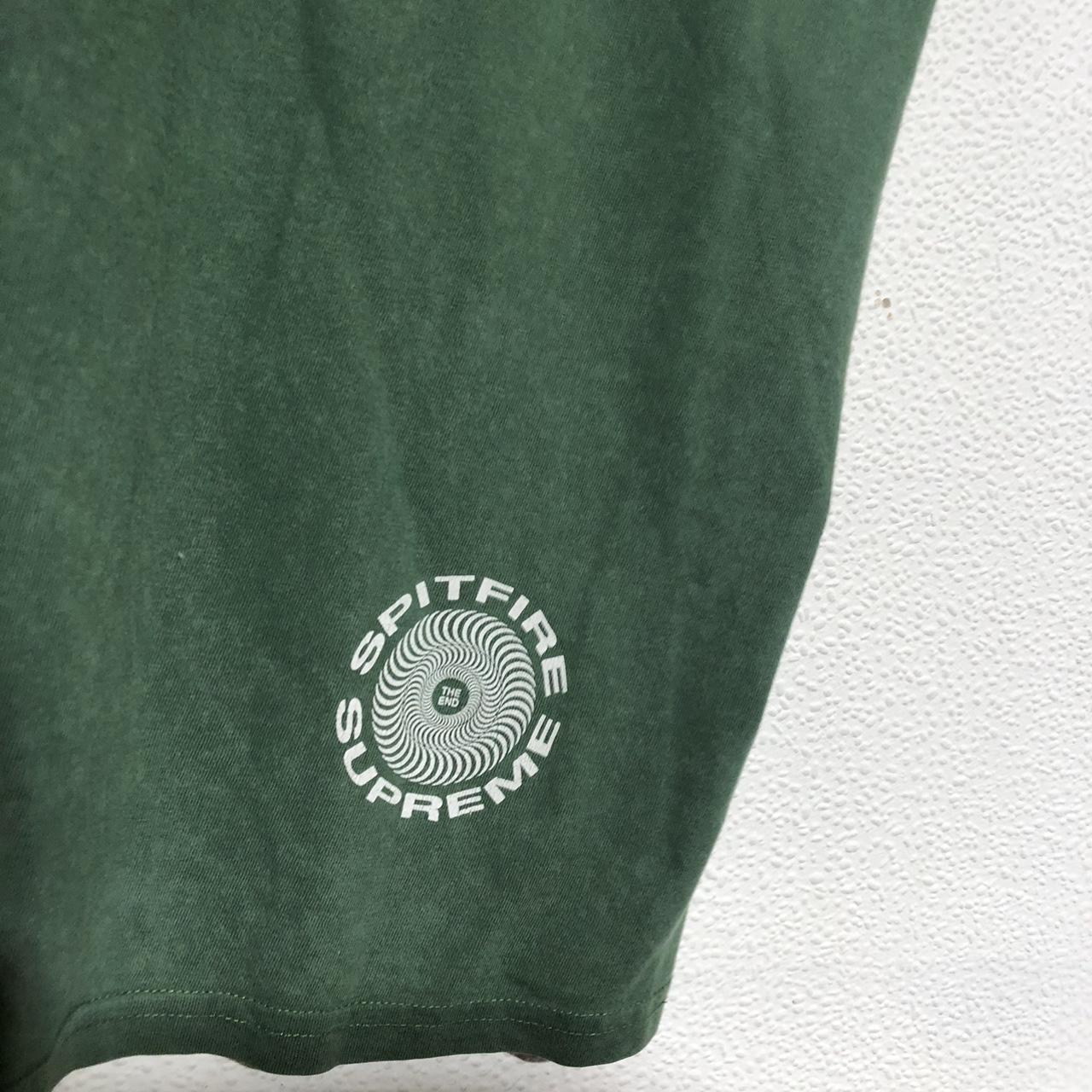 Dark Green Supreme Spitfire Graphic T Shirt - Medium