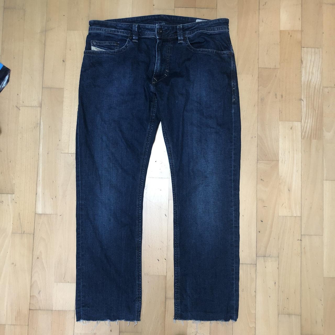 Navy Diesel Thavar Jeans Straight Leg - 32W 32L