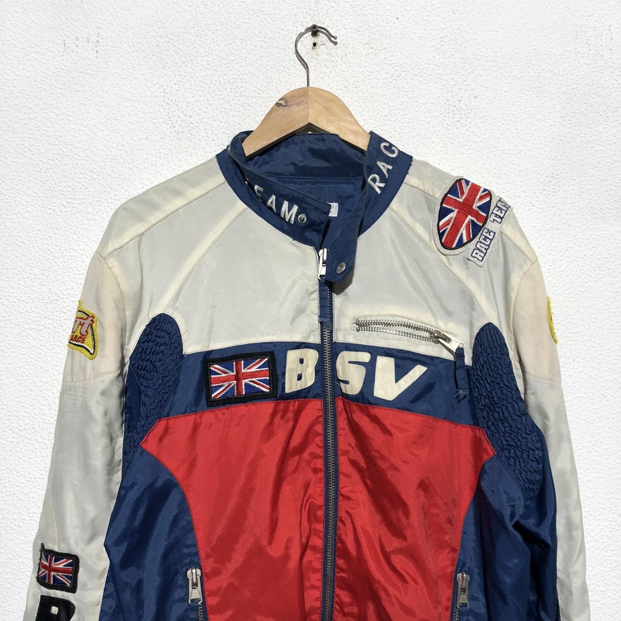 Vintage 00s Lightweight Racing Biker Jacket - XL