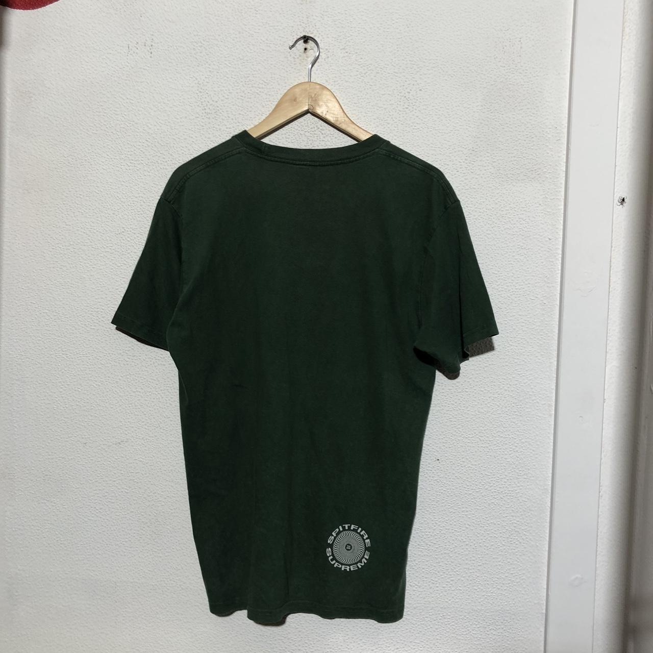 Dark Green Supreme Spitfire Graphic T Shirt - Medium