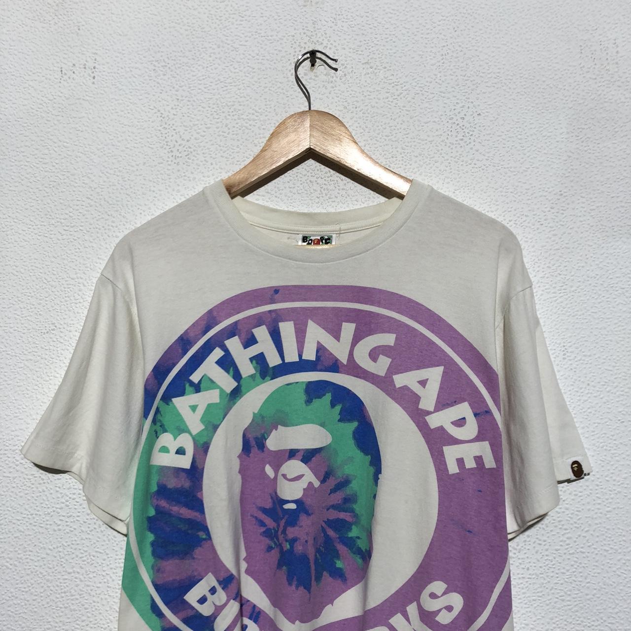 Vintage White A Bathing Ape BAPE T Shirt - Medium