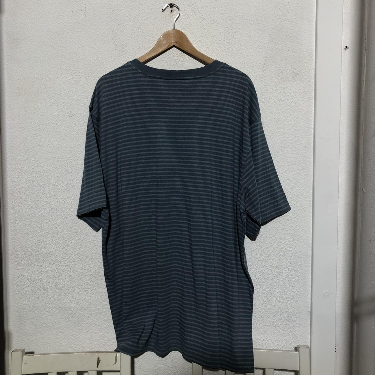 Blue Striped Carhartt T Shirt - XL