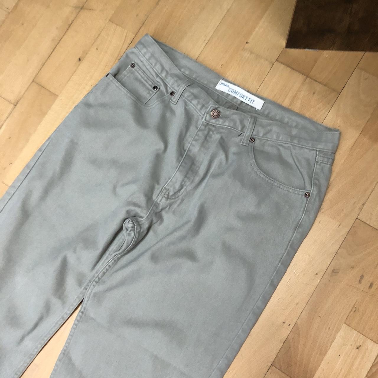 Vintage 00s Grey Baggy Trousers Pants - 36W 31L