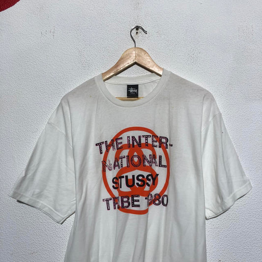 Vintage White Stussy T Shirt - Large