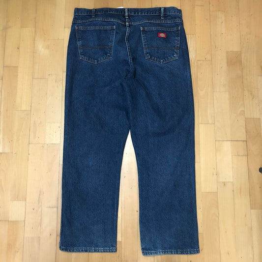 Vintage Blue Dickies Jeans Baggy Wide Leg - 44W 30L