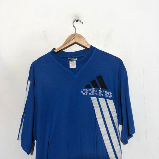 Vintage 90s Blue Adidas T Shirt - XL