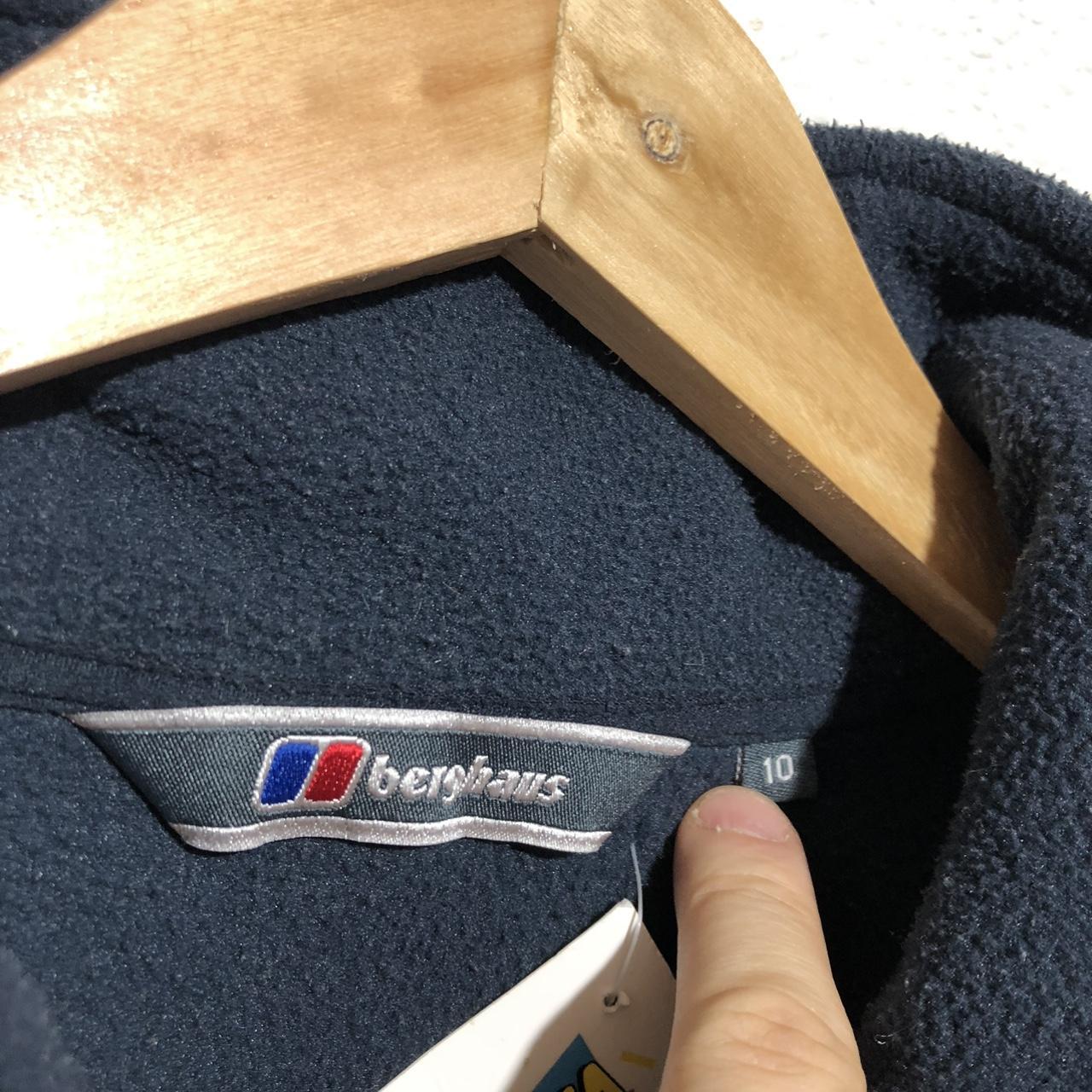 Navy Berghaus Fleece Full Zip - Size 10