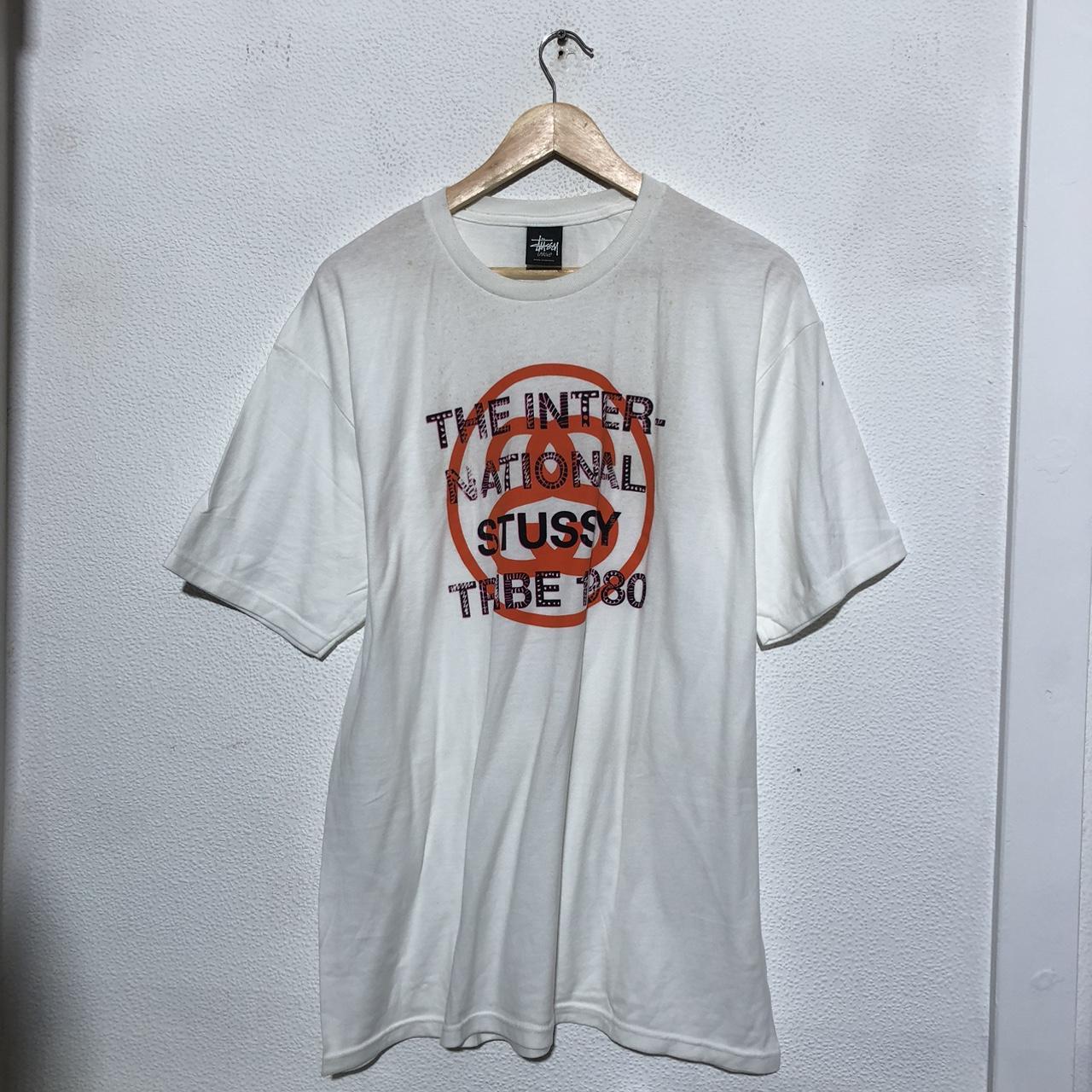 Vintage White Stussy T Shirt - Large