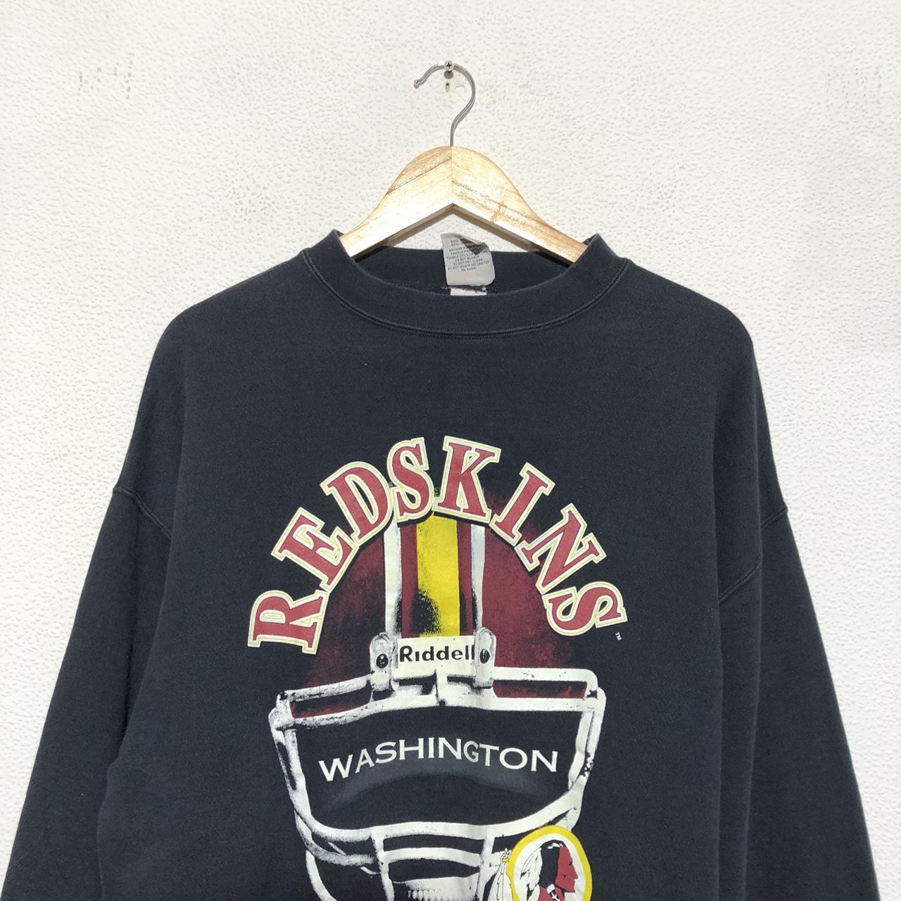 Vintage 90s Black Washington Redskins Sweatshirt - XL