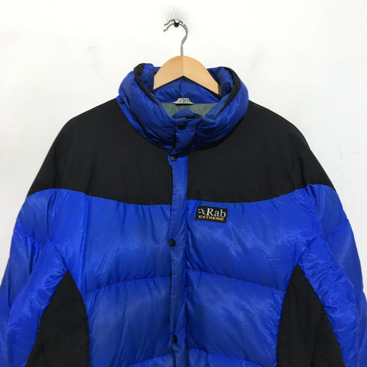 Vintage Blue Rab Summit Puffer Jacket - Large