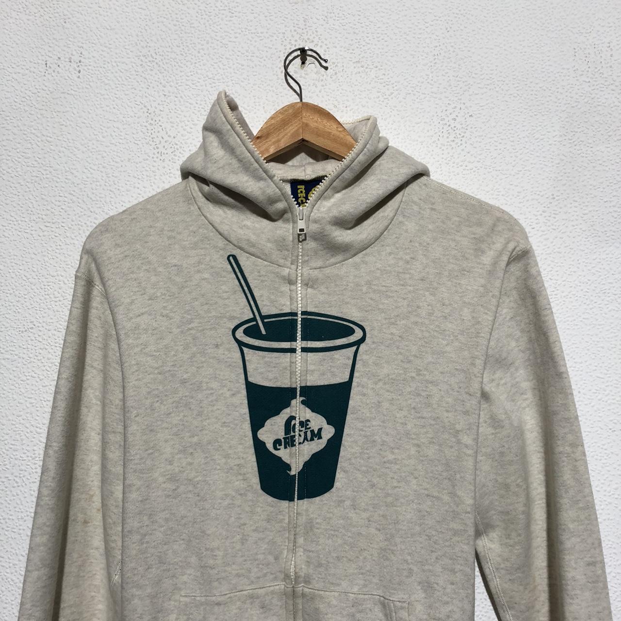 Grey Ice Cream Billionaire Boys Club Hoodie Full Zip - Small