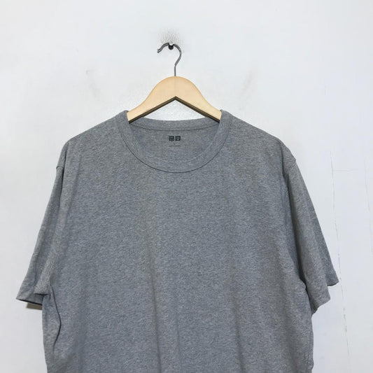 Grey Uniqlo Blank T Shirt Airism - Large