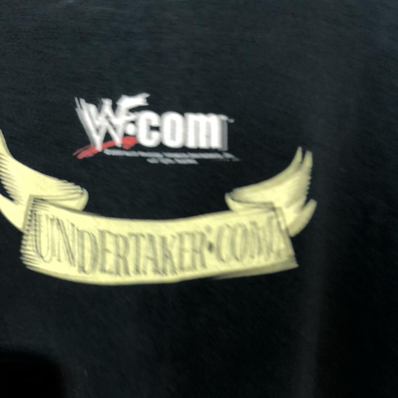 Vintage 2000 Black Undertaker Wrestling T Shirt American Badass - Medium