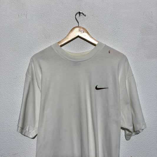 Vintage 90s White Nike T Shirt - Medium