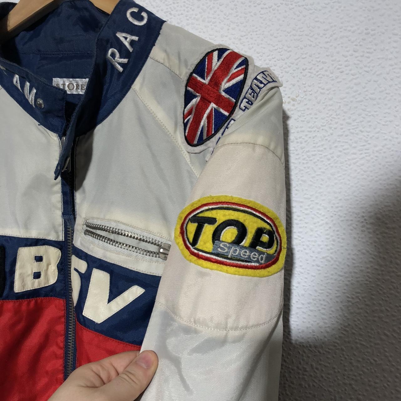 Vintage 00s Lightweight Racing Biker Jacket - XL