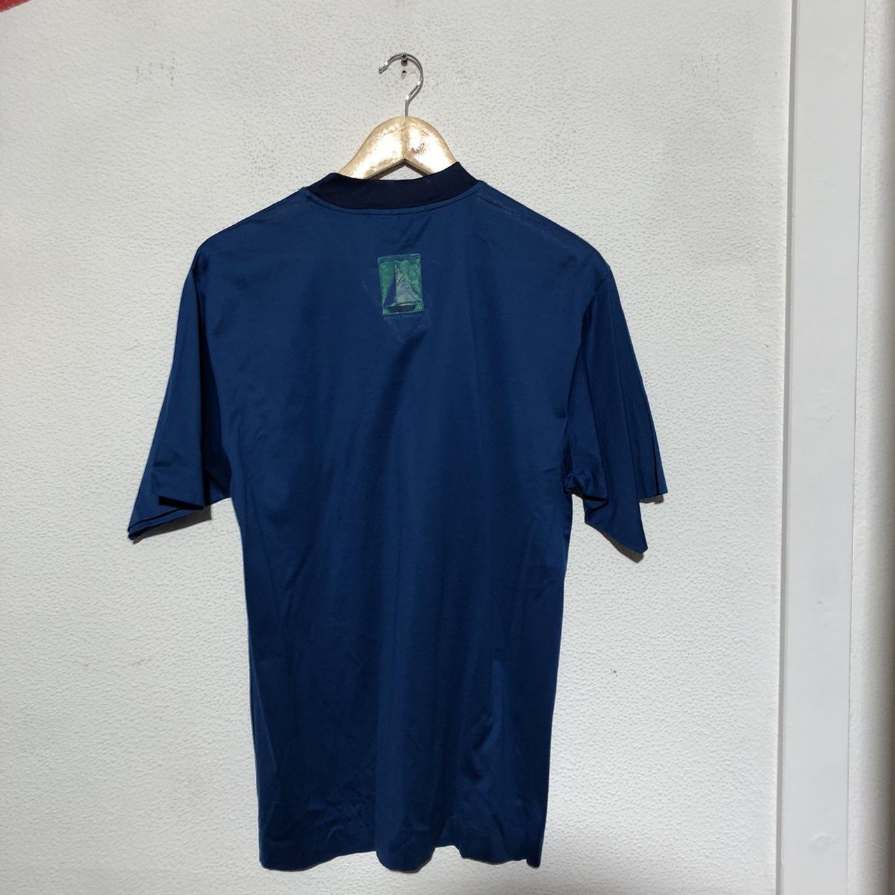 Vintage 80s Blue Dunhill Nautical T Shirt - XS