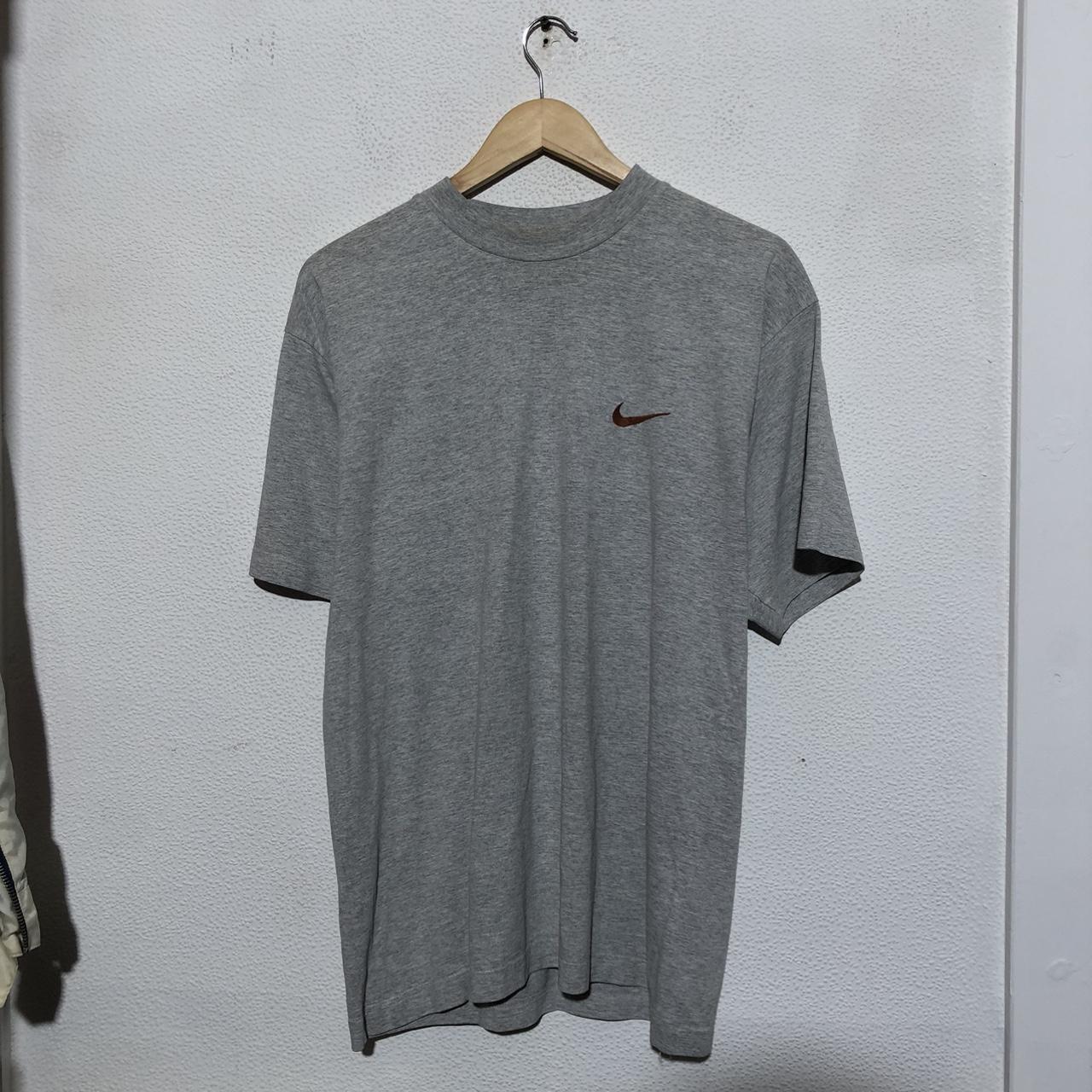 Vintage 90s Grey Nike T Shirt - Medium