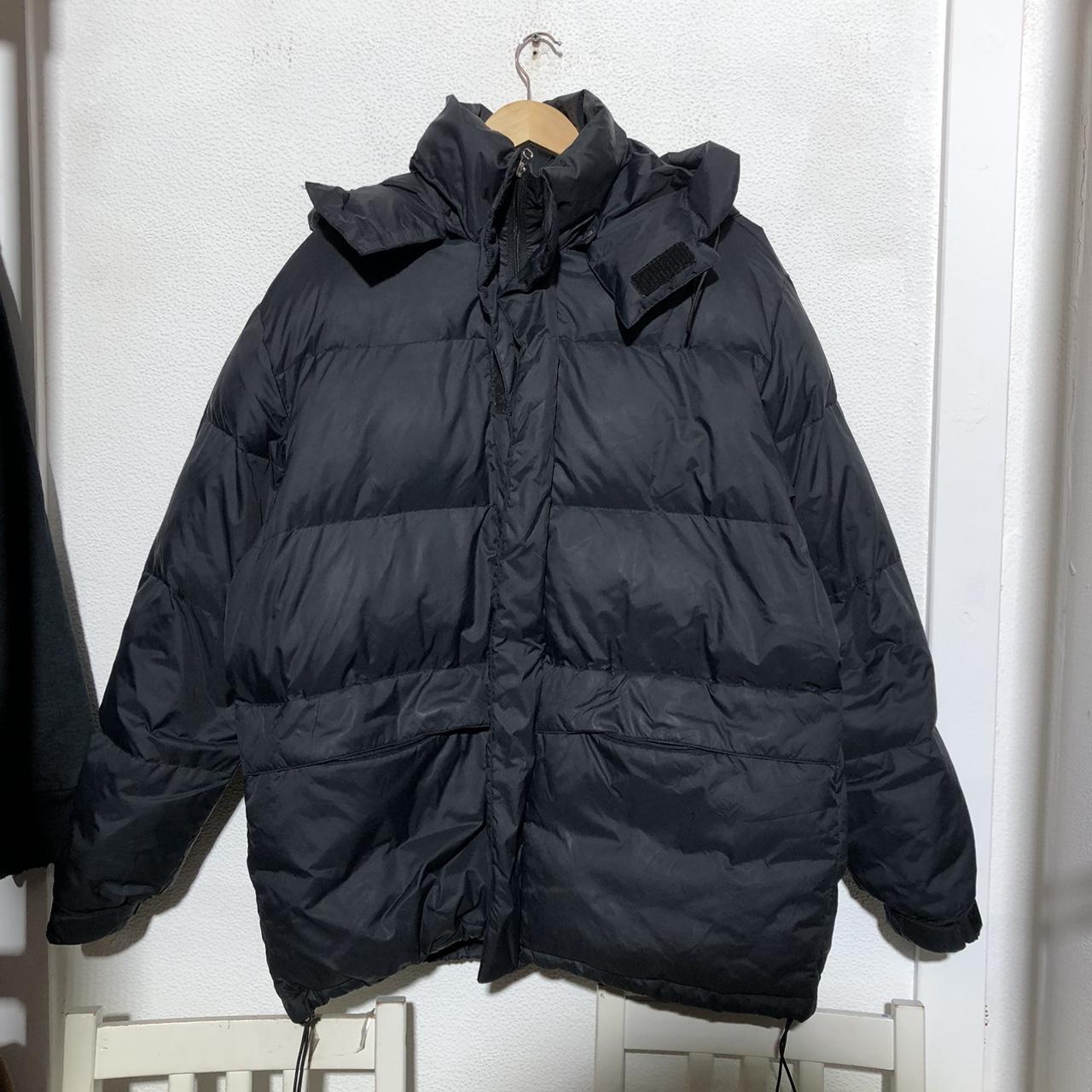 Vintage 00s Black Dolce & Gabbana Puffer Jacket Coat - XL