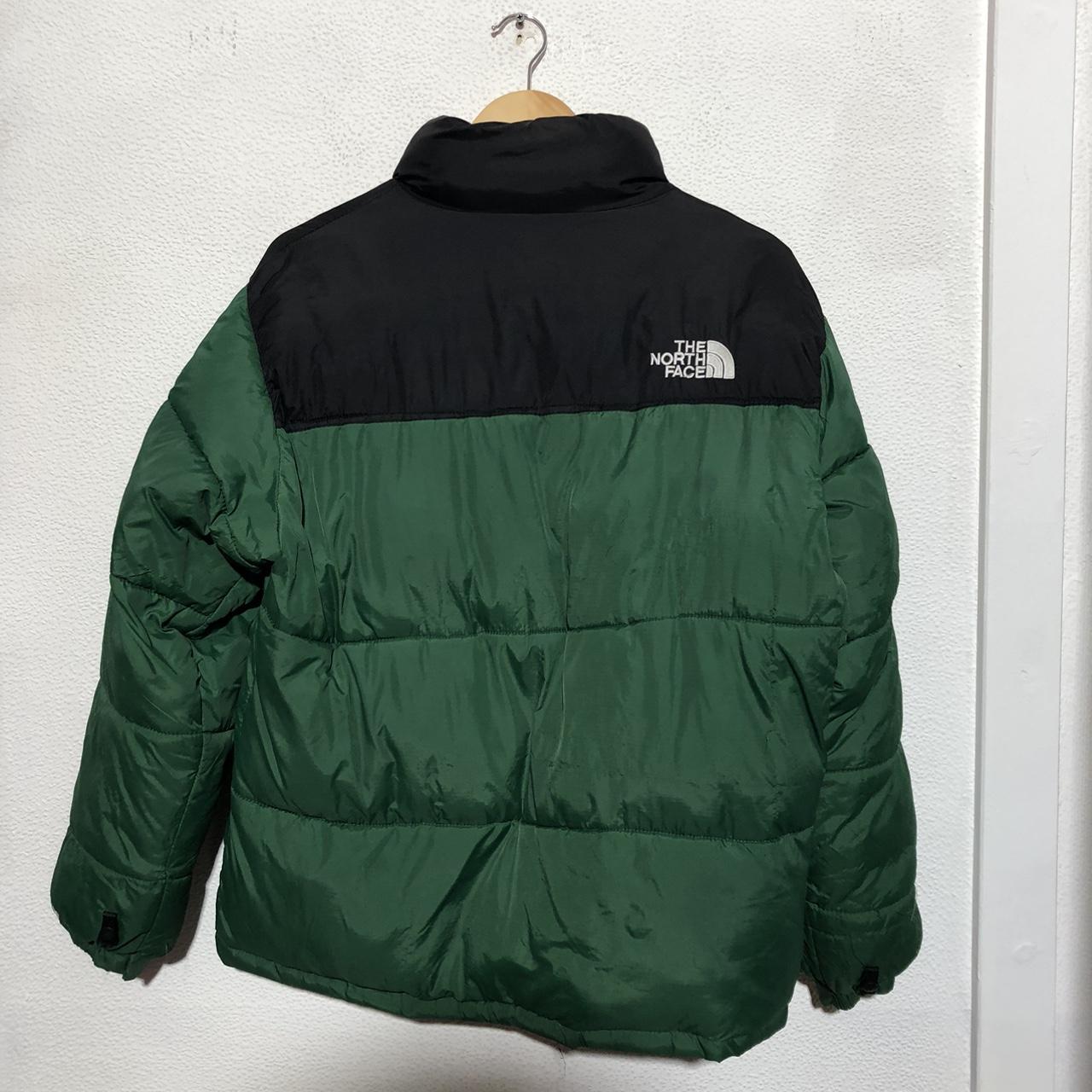 Green The North Face Nupste Puffer Jacket 700 Down Coat - Medium