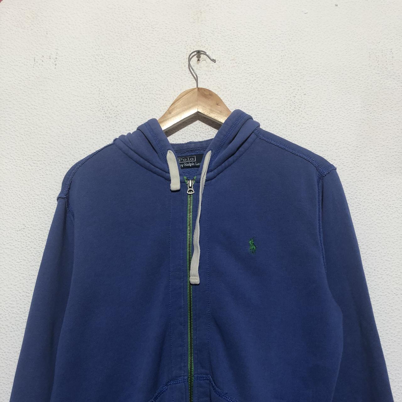 Blue Polo Ralph Lauren Hoodie Full Zip - Small