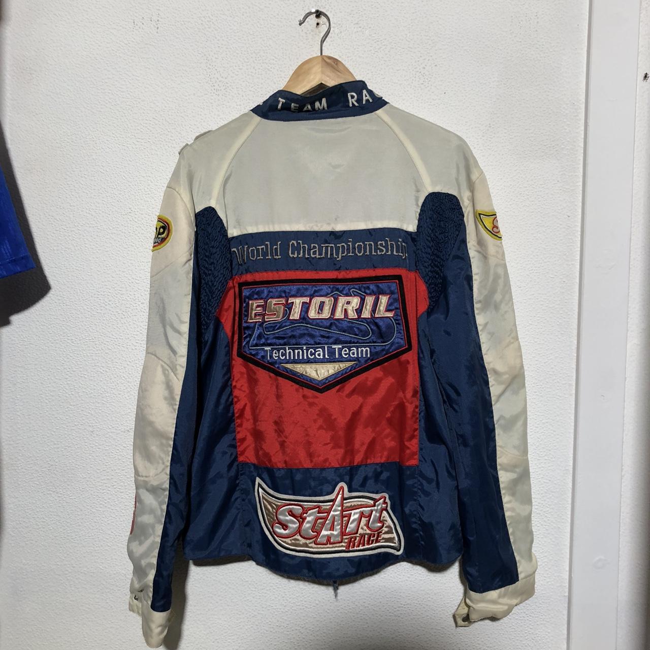 Vintage 00s Lightweight Racing Biker Jacket - XL