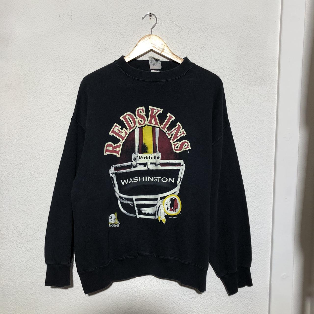 Vintage 90s Black Washington Redskins Sweatshirt - XL