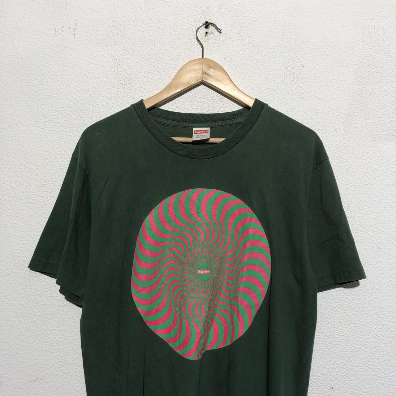 Dark Green Supreme Spitfire Graphic T Shirt - Medium