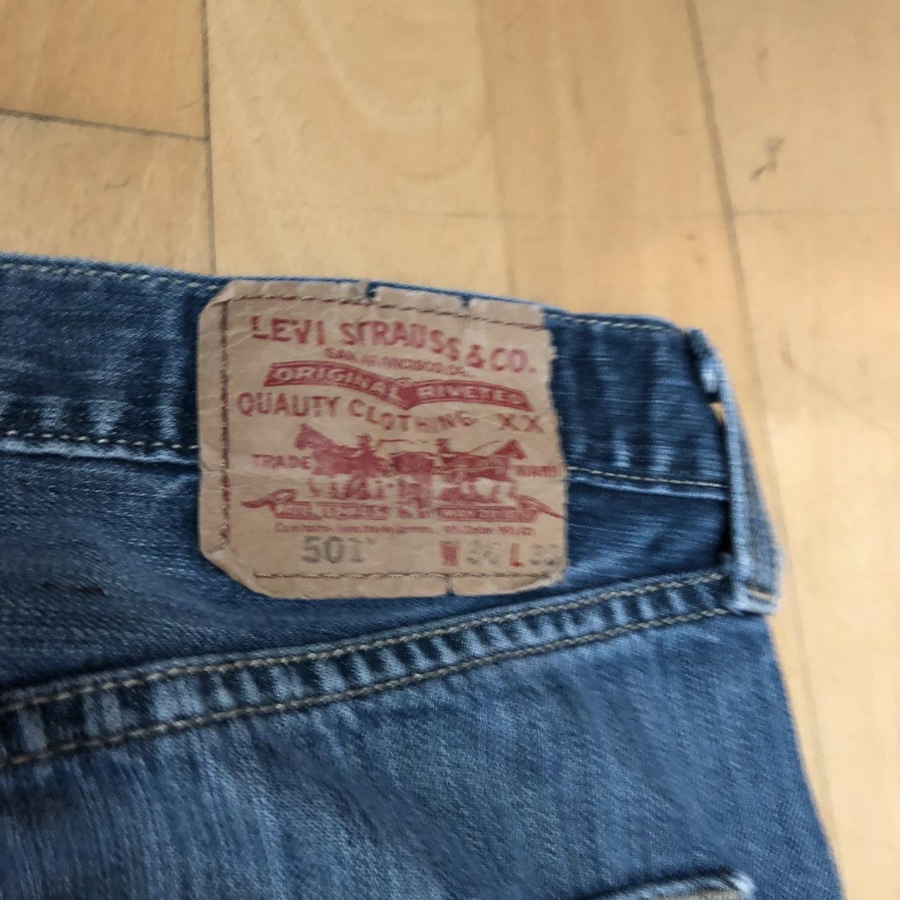 Vintage 90s Levi’s 501 Jeans Straight Leg - 36W 30L