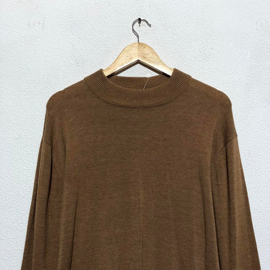 Brown French Connection Jumper Round Neck - XL