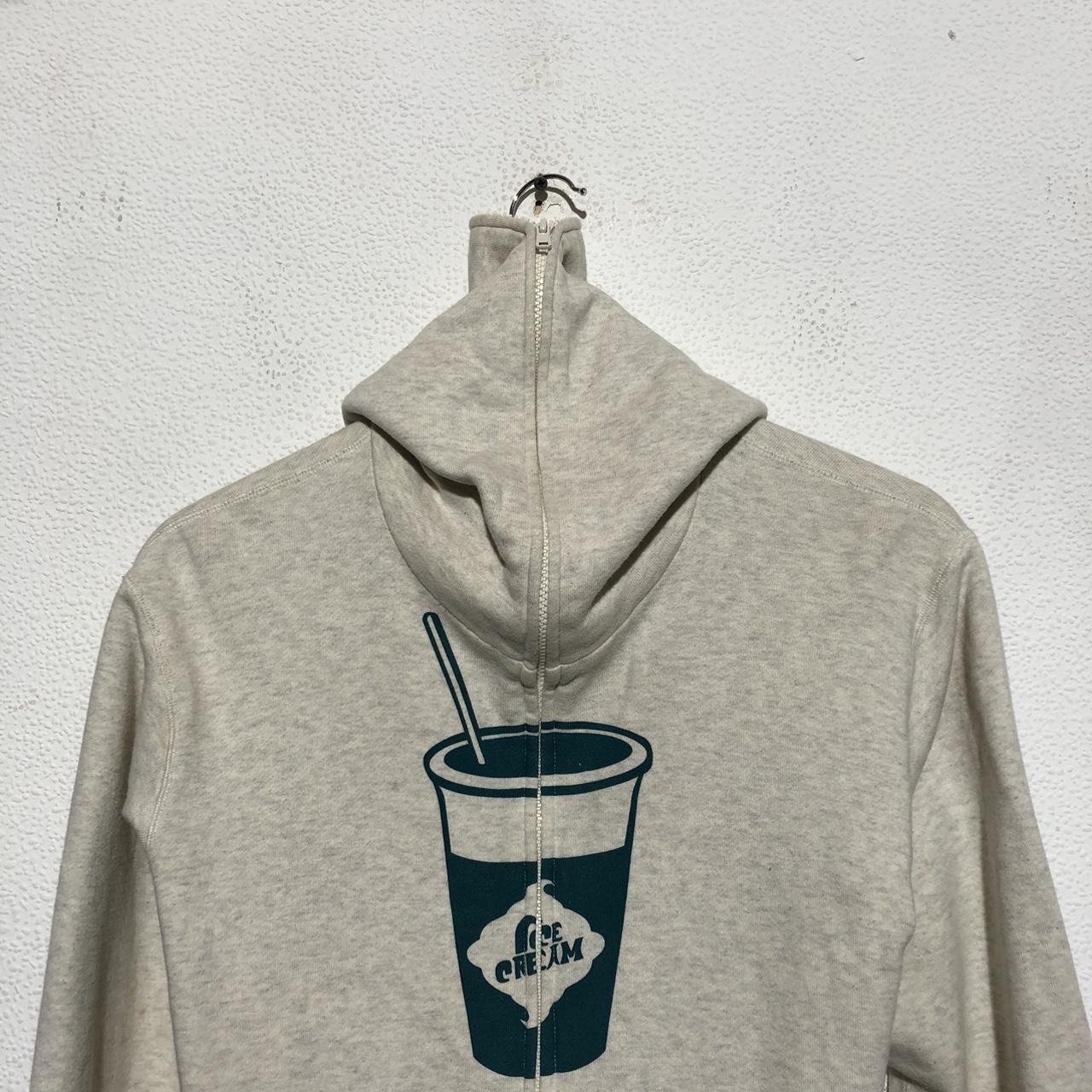 Grey Ice Cream Billionaire Boys Club Hoodie Full Zip - Small