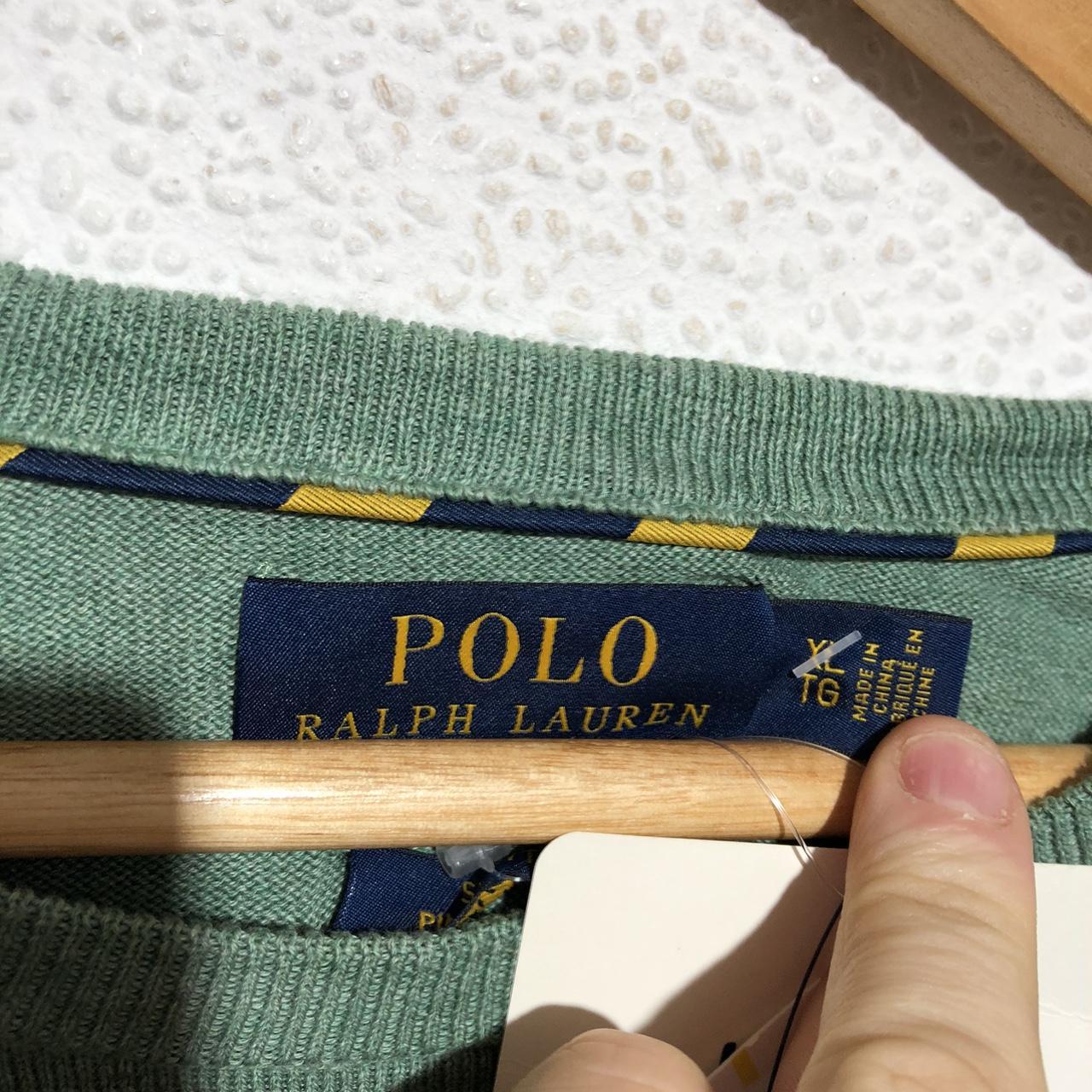 BNWT Green Polo Ralph Lauren Jumper - XL