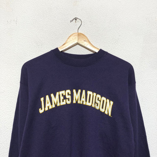 Vintage Purple James Madison University Champion Sweatshirt - Small