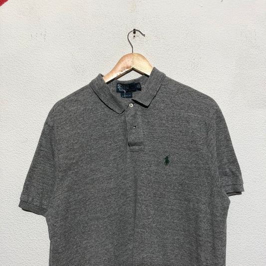 Vintage Grey Polo Ralph Lauren Polo Shirt - XL