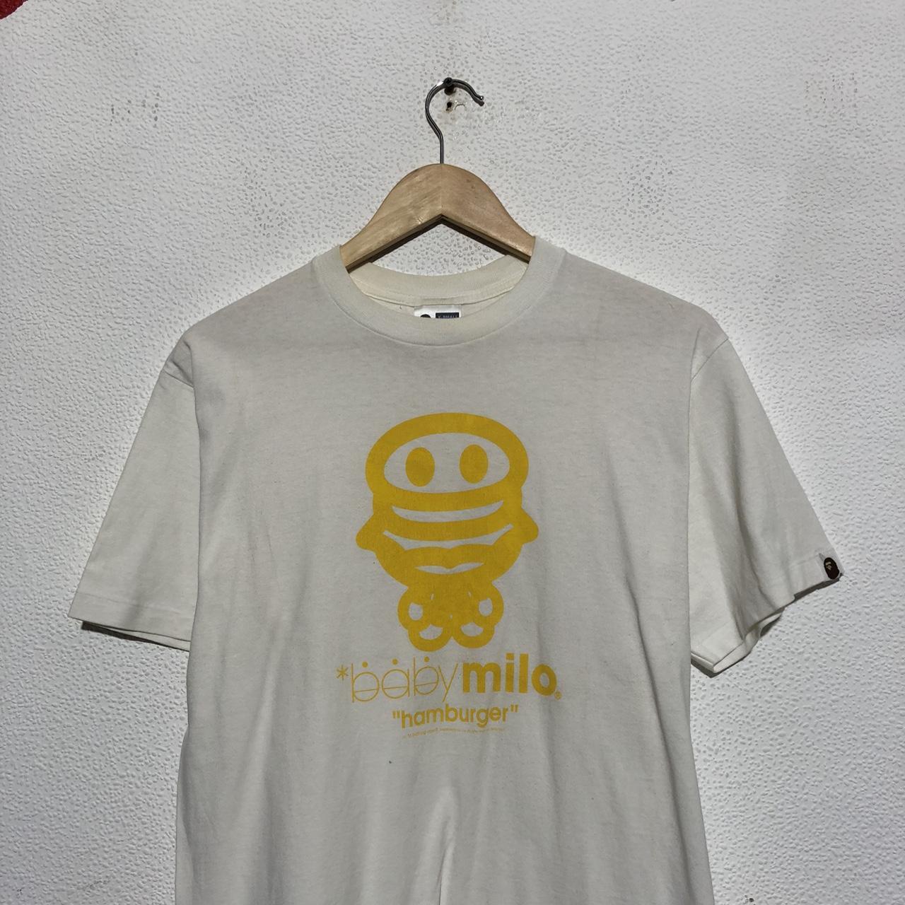 White A Bathing Ape BAPE Baby Milo T Shirt - Medium