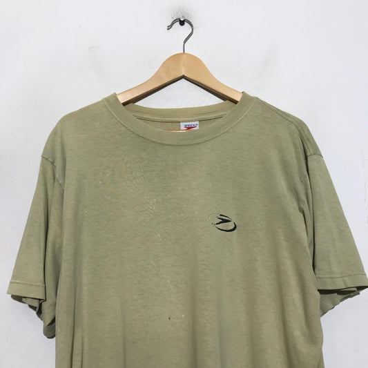 Vintage Sand Beige Speedo T Shirt 90s - Medium