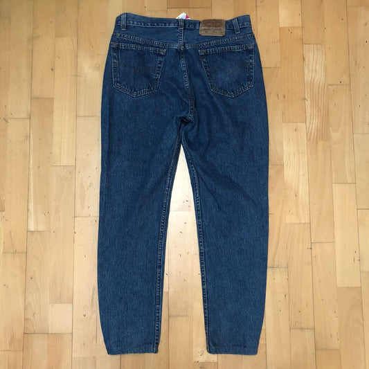 Vintage 90s Blue Levi’s 501 Jeans made in USA Straight Leg - 36W 30L