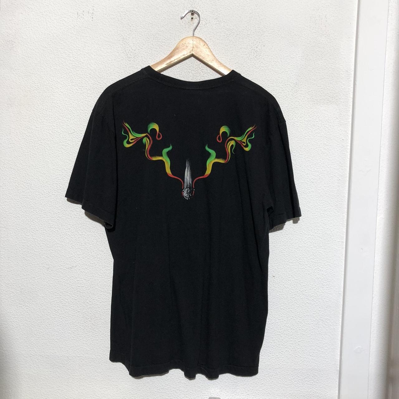 Vintage 90s Black Bob Marley T Shirt - XL