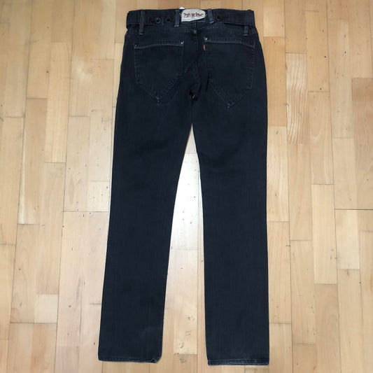 Vintage Black Levi’s 513 Jeans Tapered Leg - 34W 34L