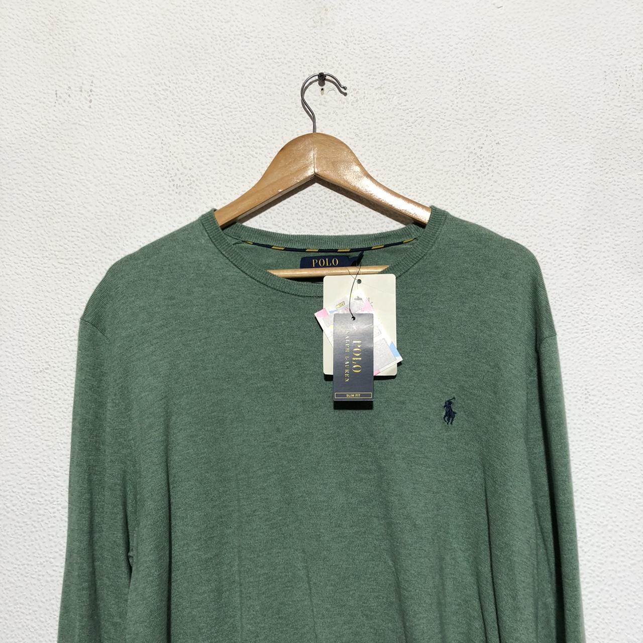 BNWT Green Polo Ralph Lauren Jumper - XL