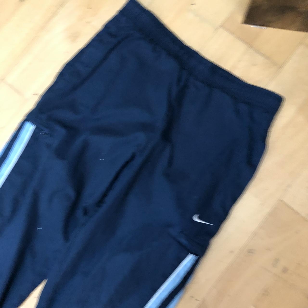 Vintage 00s Navy Nike Tracksuit Bottoms - Women’s Medium