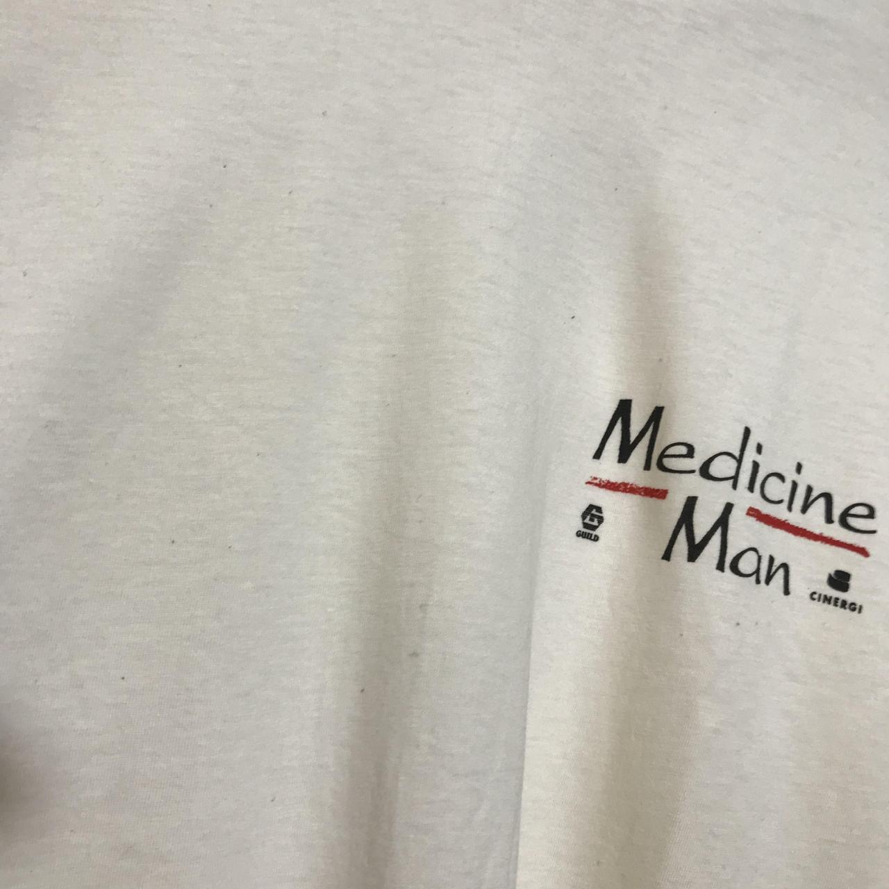 Deadstock 1992 Cream Vintage Medicine Man Movie Promo T Shirt