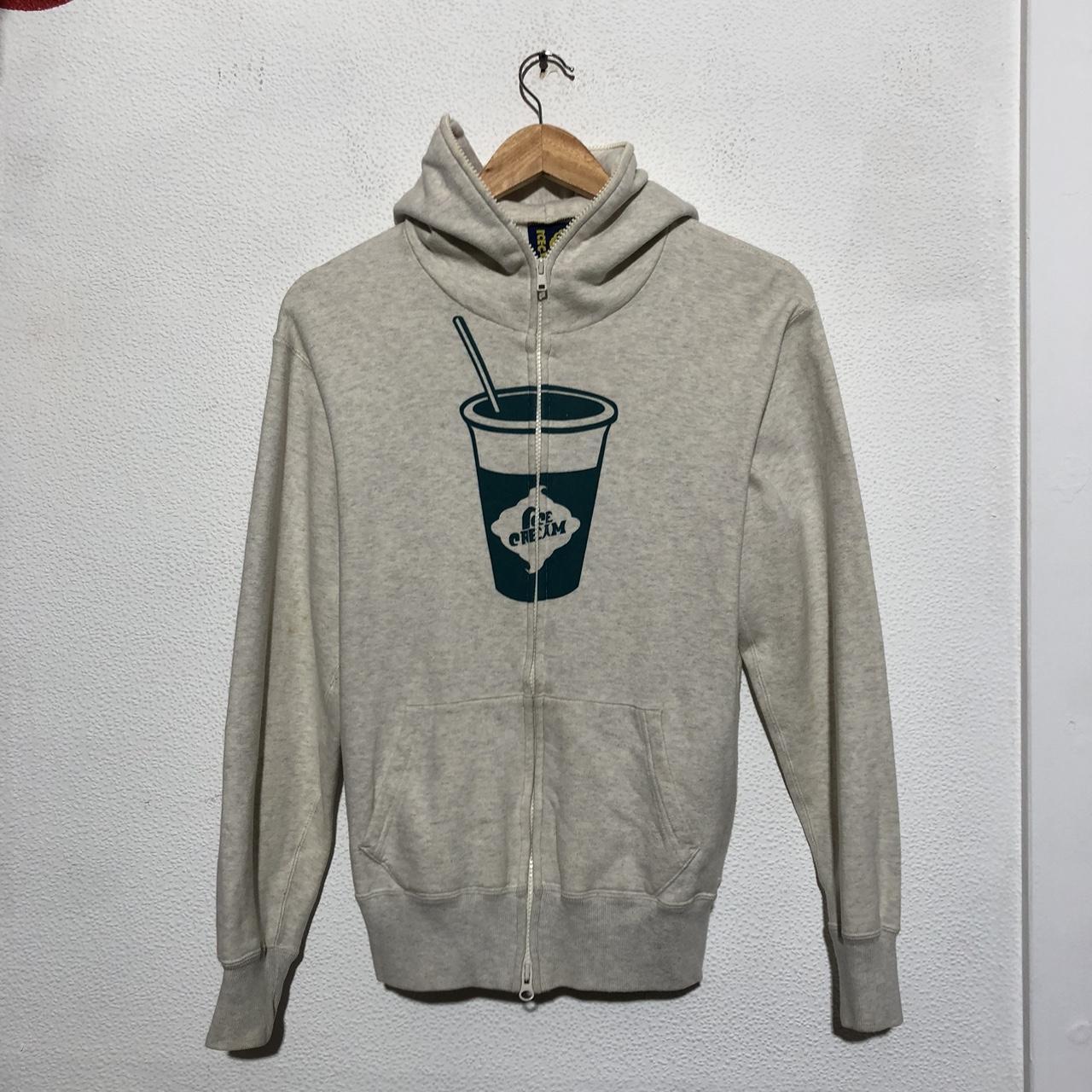 Grey Ice Cream Billionaire Boys Club Hoodie Full Zip - Small