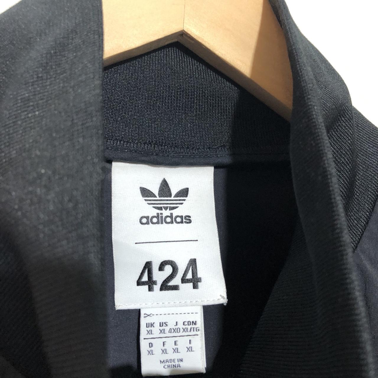 Black Red Adidas 424 Track Jacket XL