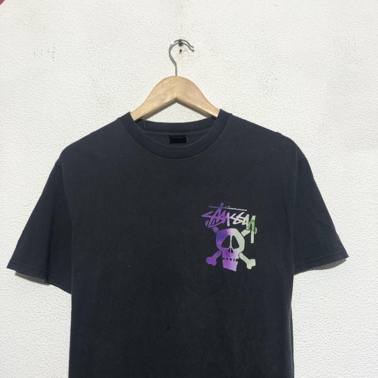 Black Stussy Graphic T Shirt - Medium