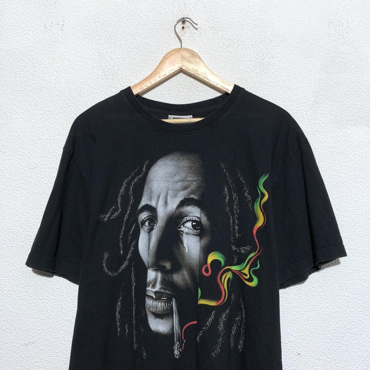 Vintage 90s Black Bob Marley T Shirt - XL