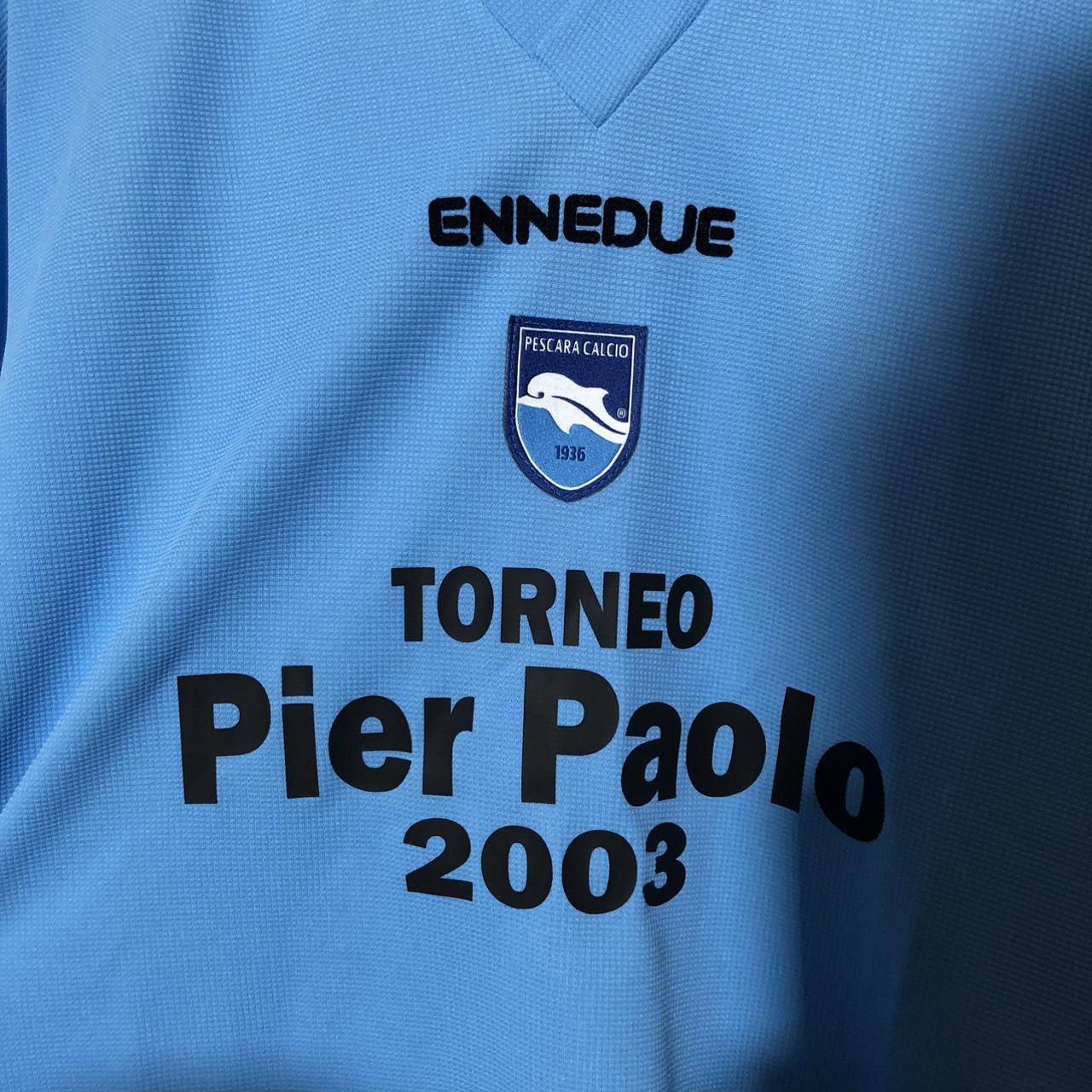 Vintage Pescara Football Shirt 2003 Training Top Ennedue - XL