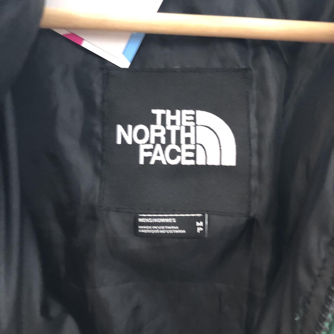 Green The North Face Nupste Puffer Jacket 700 Down Coat - Medium